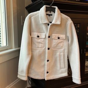 Stylish banana republic jacket with button and pocket details. New, never worn